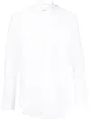 Tintoria Mattei Long-sleeved Cotton Shirt In White
