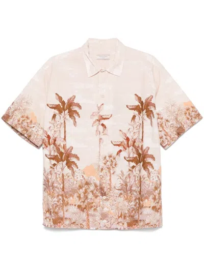 Tintoria Mattei Mattei Dyeinggraphic Print Shirt In Black