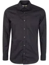 Tintoria Mattei Button-up Long-sleeve Shirt In Black