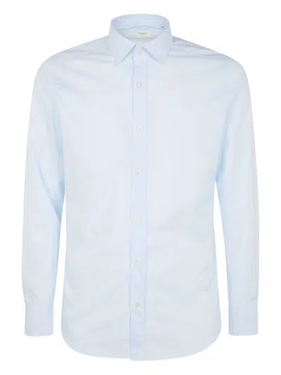 Tintoria Mattei New Cotton Stretch Shirt By  In Blue