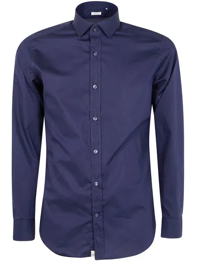 Tintoria Mattei New Cotton Stretch Shirt Clothing In Blue