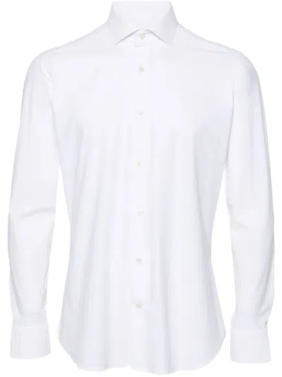 TINTORIA MATTEI TECHNICAL SHIRT,QF0CJE 096 UA1 WHITE