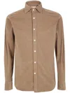 Tintoria Mattei Corduroy Shirt In Brown