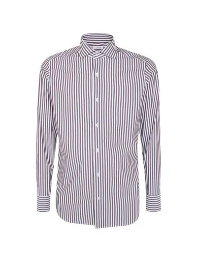Tintoria Mattei Shirt Men Color White 1 In Purple