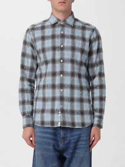 TINTORIA MATTEI 衬衫 TINTORIA MATTEI 男士 颜色 蓝色,H69191009