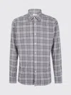 Tintoria Mattei Tartan Shirt Clothing In Gray