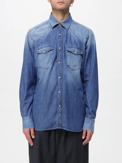 Tintoria Mattei Shirt  Men Color Denim In Blue