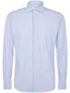 Tintoria Mattei Bi Stretch Shirt Clothing In Blue