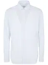 Tintoria Mattei Striped Button-up Shirt In Blue