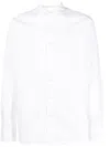 Tintoria Mattei Slim Fit Cotton Shirt In White