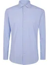 Tintoria Mattei Spread-collar Shirt In Blue