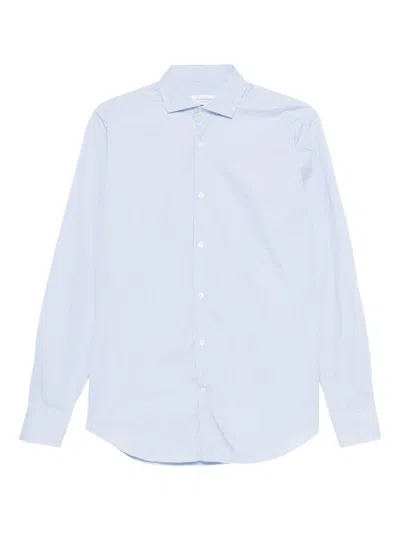 Tintoria Mattei Striped Shirt In Blue