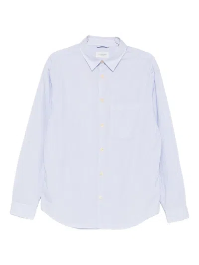 Tintoria Mattei Striped Shirt In Blue