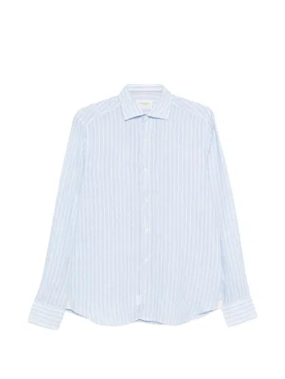 Tintoria Mattei Striped Shirt In Blue