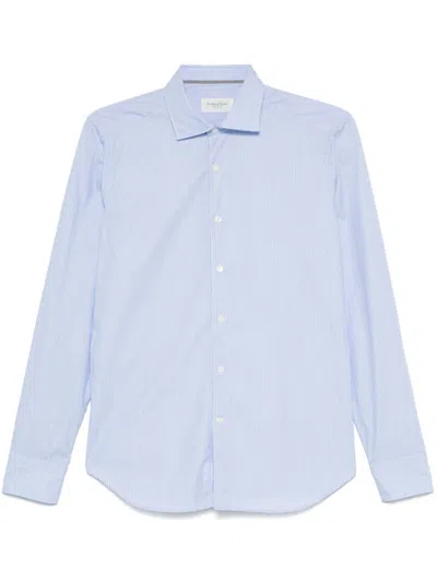 Tintoria Mattei Striped Shirt In Blau
