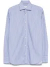 Tintoria Mattei Striped Shirt In Blue