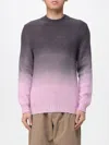 Tintoria Mattei Gradient Effect Crew Neck Sweater In Multi