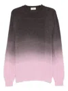 Tintoria Mattei Gradient-effect Crew-neck Sweater In Multi