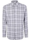 Tintoria Mattei Tartan Shirt Clothing In Gray
