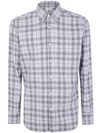 Tintoria Mattei Tartan Shirt Clothing In Gray
