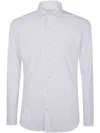 Tintoria Mattei Classic Cotton Stretch Shirt Clothing In White
