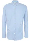 Tintoria Mattei Thin Stripes Shirt In Blue