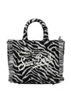 Tintoria Mattei "vanity Mini Felt" Tote Bag In Black