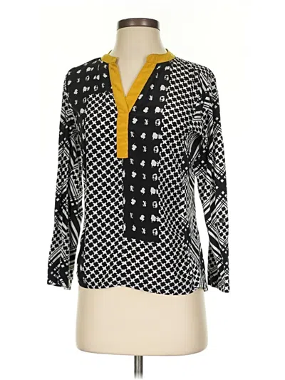 Pre-owned Tiny 3/4 Sleeve Blouse In Black