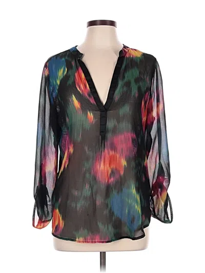 Pre-owned Tiny 3/4 Sleeve Blouse In Black