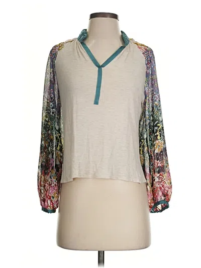 Pre-owned Tiny 3/4 Sleeve Blouse In Ivory