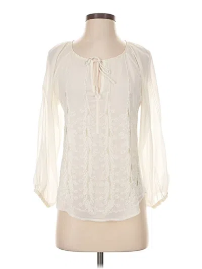 Pre-owned Tiny 3/4 Sleeve Blouse In Ivory