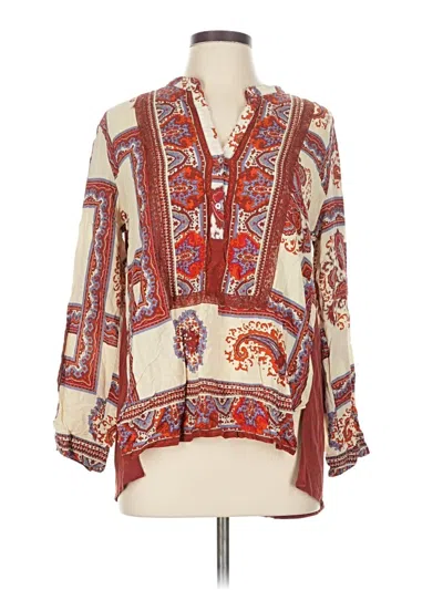 Pre-owned Tiny 3/4 Sleeve Blouse In White