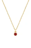 Tiny Blessings Kids'  14k Gold Birthstone 12-14" Necklace