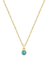 Tiny Blessings Kids'  14k Gold Birthstone 12-14" Necklace