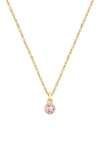 Tiny Blessings Kids'  14k Gold Birthstone 12-14" Necklace
