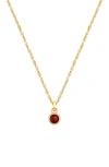 Tiny Blessings Kids'  14k Gold Birthstone 12-14" Necklace