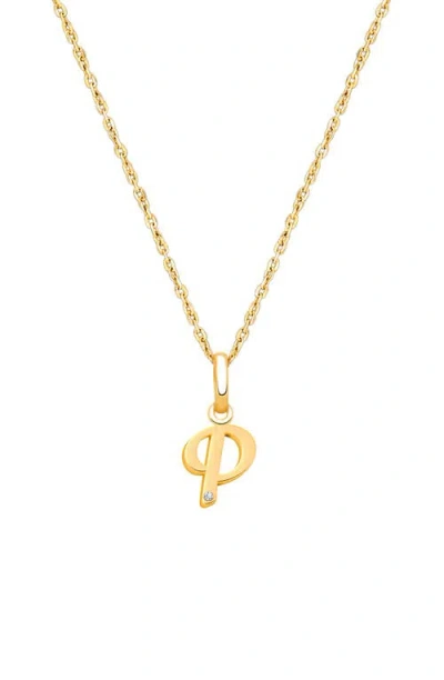 Tiny Blessings Kids'  14k Gold Diamond Initial 12-14" Necklace