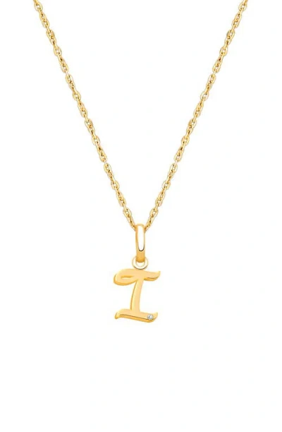Tiny Blessings Kids'  14k Gold Diamond Initial 12-14" Necklace