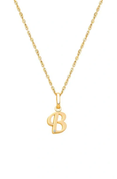 Tiny Blessings Kids'  14k Gold Diamond Initial 12-14" Necklace