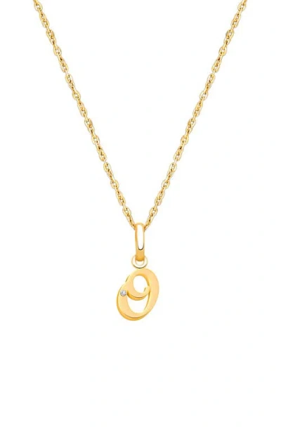 Tiny Blessings Kids'  14k Gold Diamond Initial 12-14" Necklace