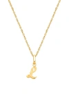 Tiny Blessings Kids'  14k Gold Diamond Initial 12-14" Necklace