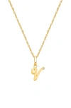 Tiny Blessings Kids'  14k Gold Diamond Initial 12-14" Necklace