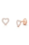 Tiny Blessings Babies'  14k Gold Love Of Mine Studs Screw Back Earrings