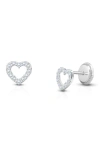 Tiny Blessings 14k Gold Love Of Mine Studs Screw Back Earrings In Metallic