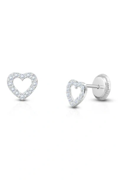 Tiny Blessings Babies'  14k Gold Love Of Mine Studs Screw Back Earrings In Metallic