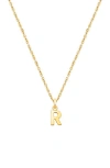 Tiny Blessings Kids'  14k Gold Modern Initial 12-14" Necklace