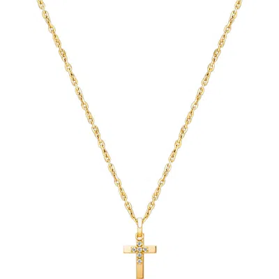 Tiny Blessings Kids'  14k Gold Pure Faith Cross 12-14" Necklace