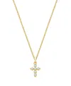 Tiny Blessings Children's 14k Glory And Grace Cross 12-14 Necklace In Gold