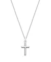 Tiny Blessings Children's 14k Gold Everlasting Faith Cross 12-14 Necklace In K White Gold