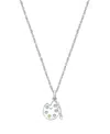 Tiny Blessings Girl's Sterling Silver Little Artist 12 - 14 Necklace - Little Kid, Big Kid In Sterling Silver